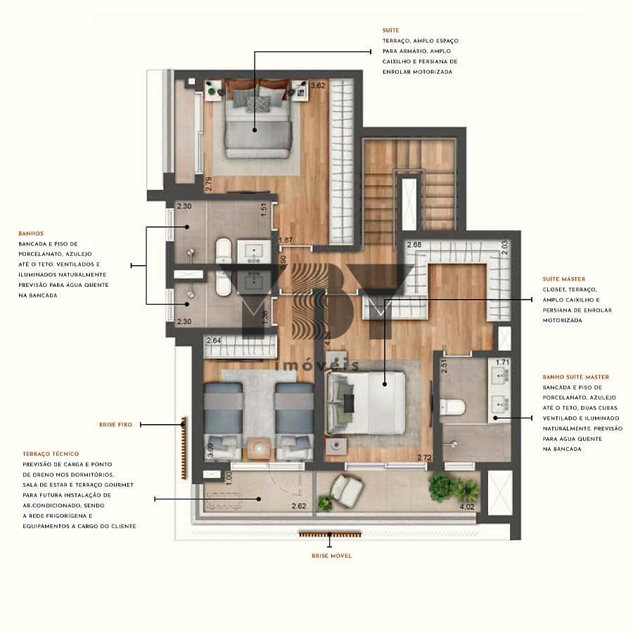 Apartamento, 3 quartos, 169 m² - Foto 31
