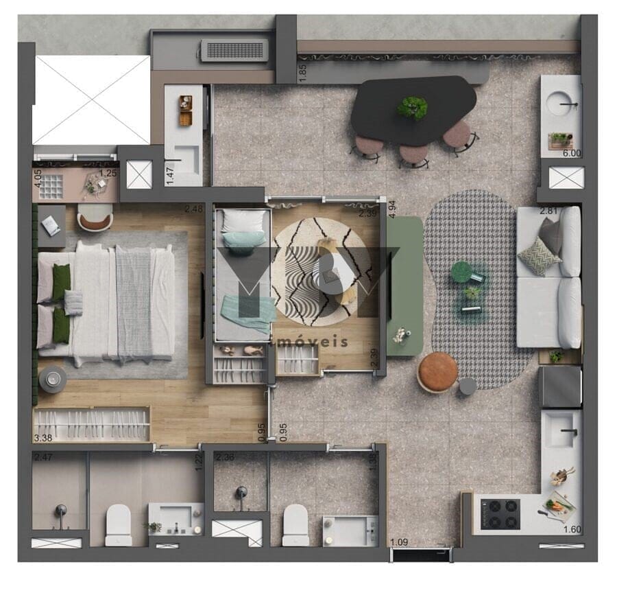 Apartamento, 3 quartos, 98 m² - Foto 31