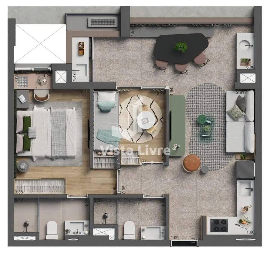 Cobertura, 3 quartos, 201 m² - Foto 31