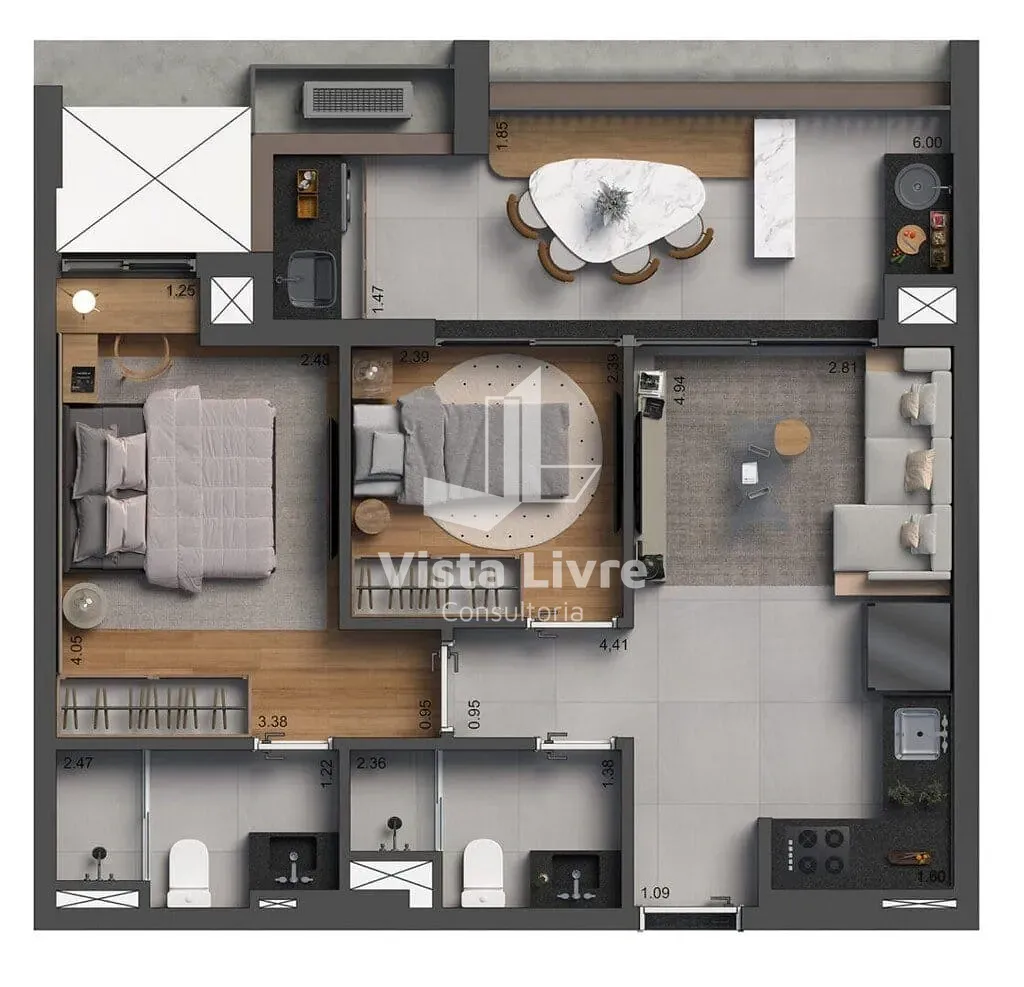 Cobertura, 3 quartos, 201 m² - Foto 32