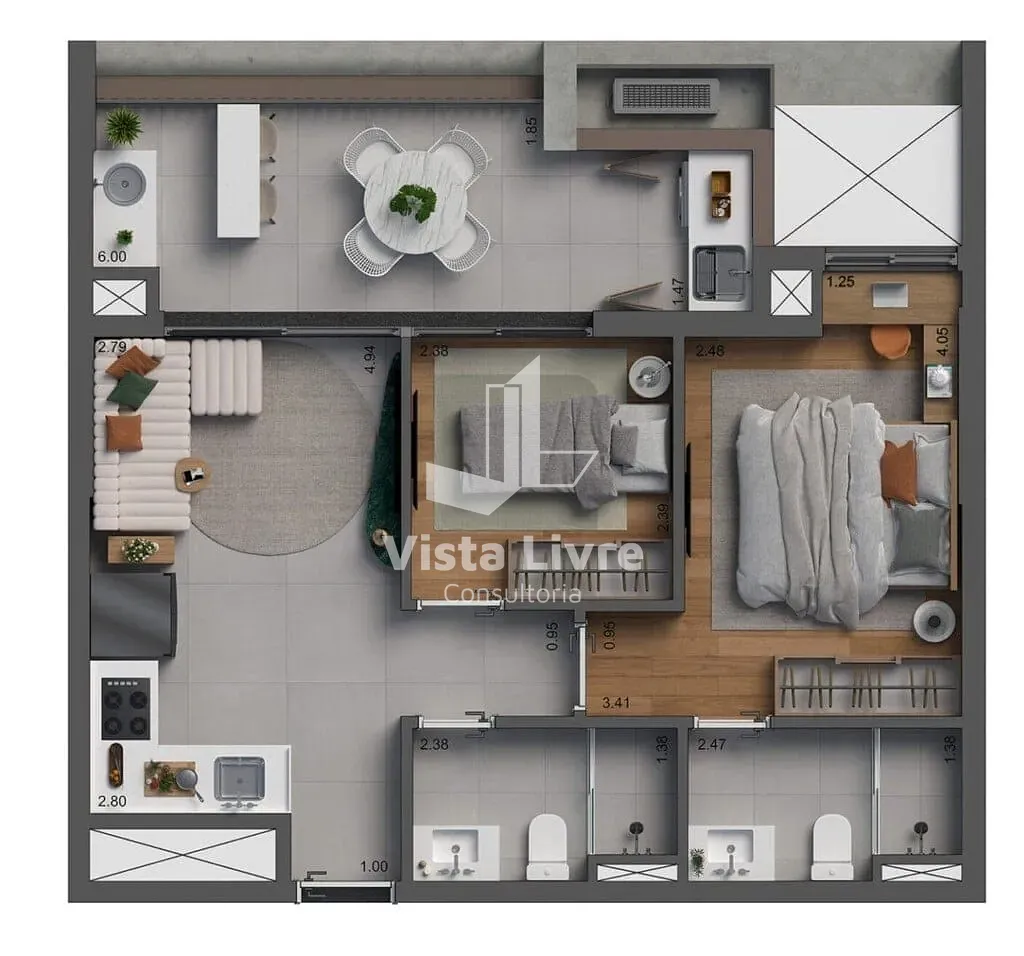 Cobertura, 3 quartos, 201 m² - Foto 33