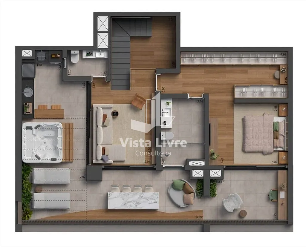 Cobertura, 3 quartos, 201 m² - Foto 43