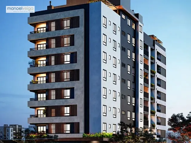 Apartamento 2 quartos e 3 banheiros, à venda, no bairro Bacacheri em Curitiba