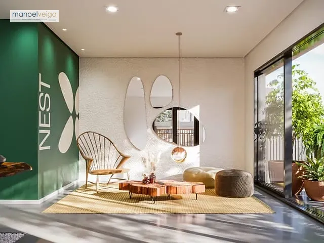 Apartamento 2 quartos e 3 banheiros, à venda, no bairro Bacacheri em Curitiba