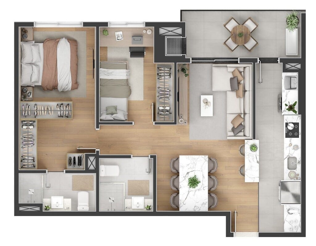 Apartamento à venda com 2 quartos, 90m² - Foto 25