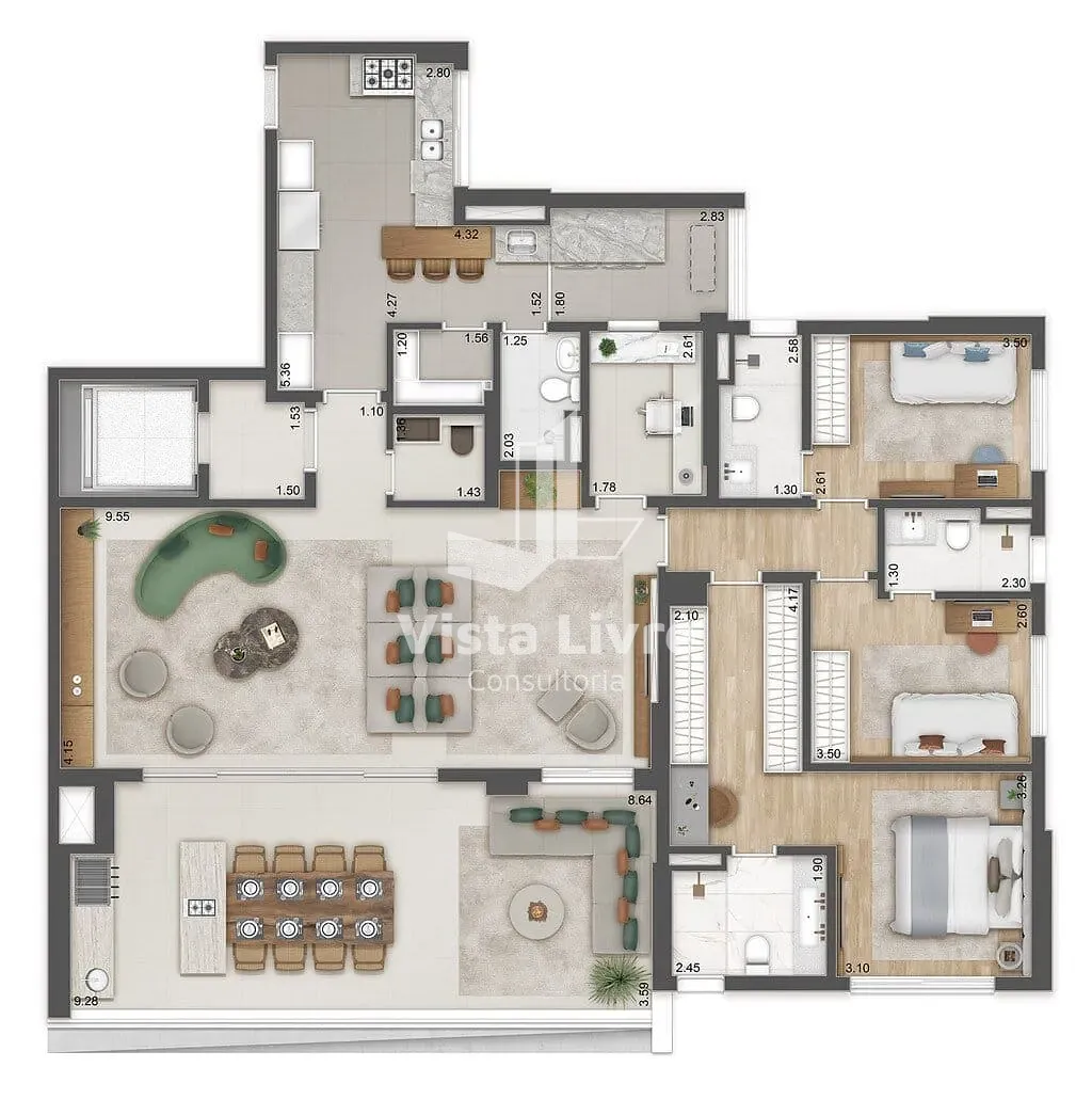 Apartamento, 4 quartos, 165 m² - Foto 27