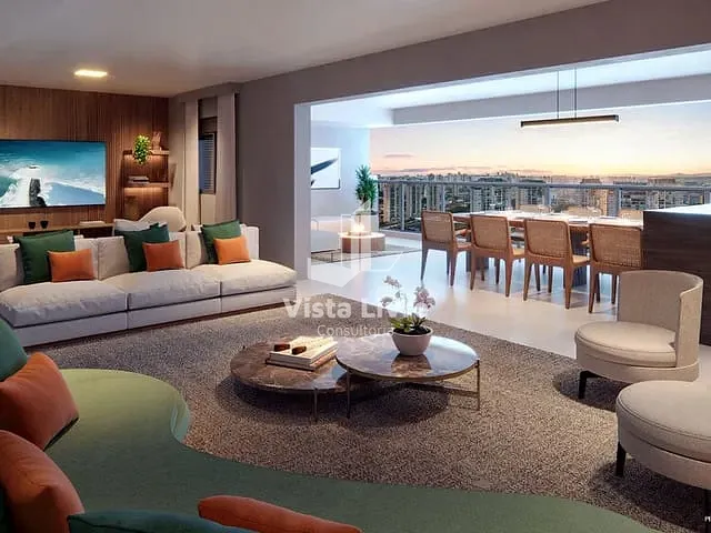 Apartamento com 166m² 4 quartos e 5 banheiros, à venda, no bairro Água Branca em São Paulo