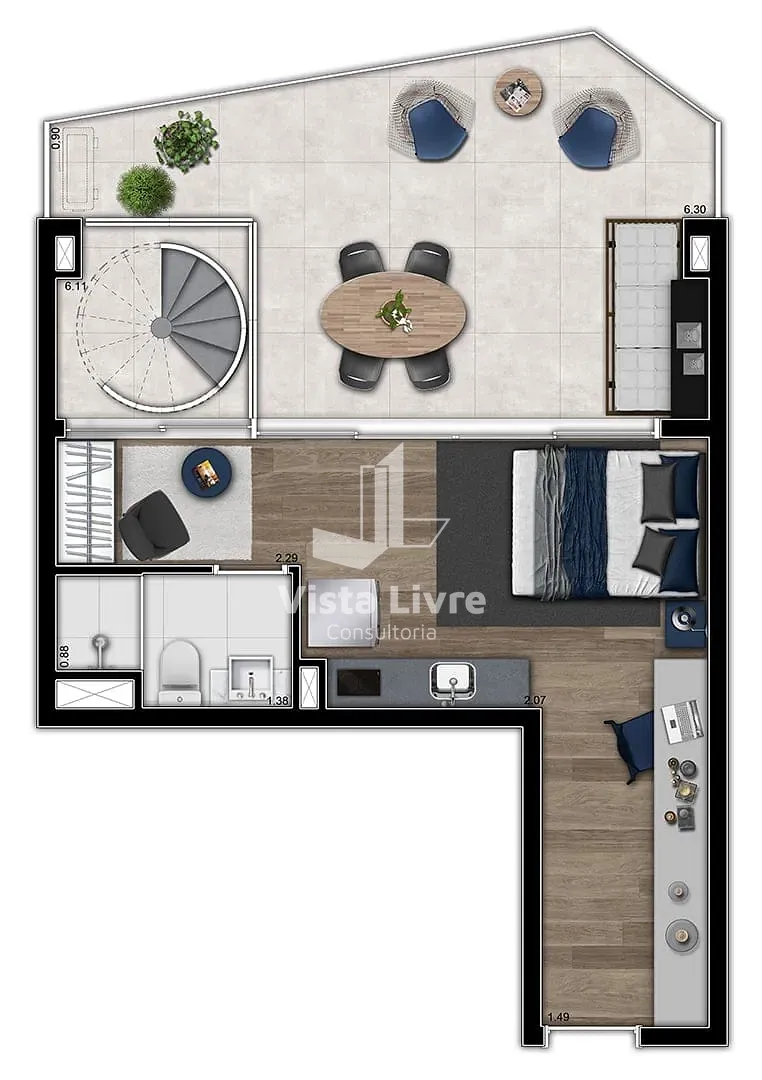 Apartamento, 3 quartos, 176 m² - Foto 51