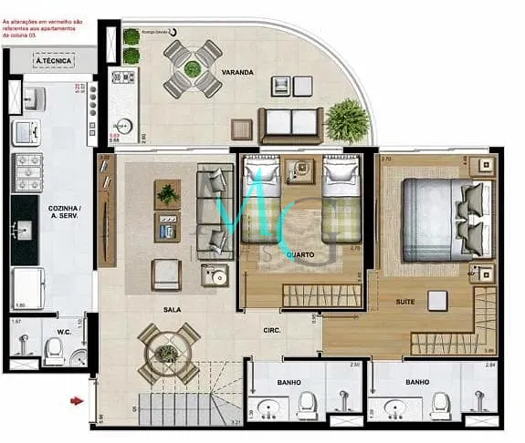 Apartamento, 4 quartos, 122 m² - Foto 31