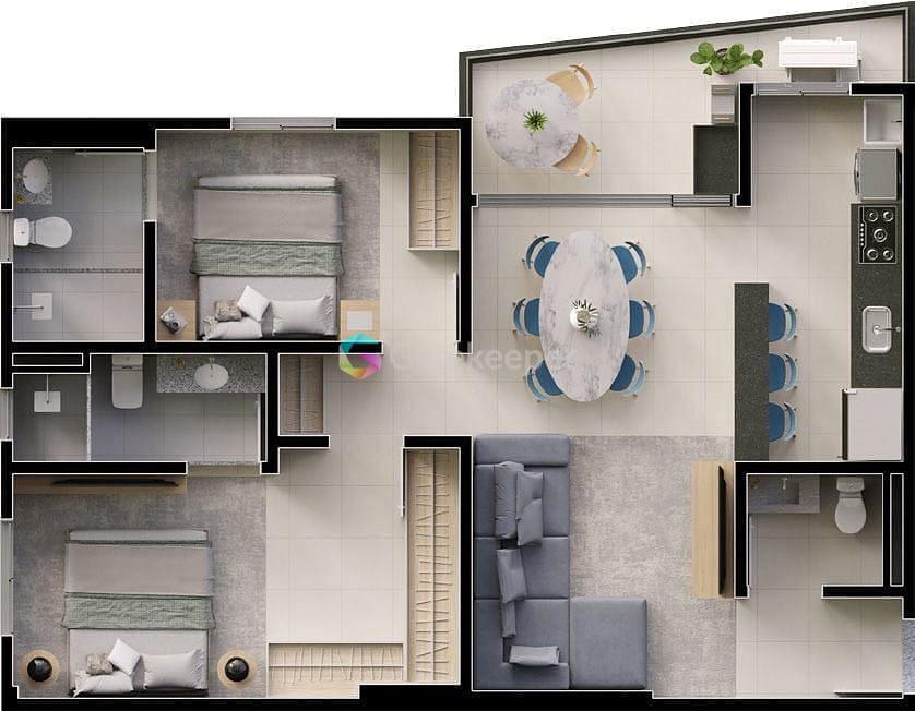 Apartamento à venda com 3 quartos, 94m² - Foto 40