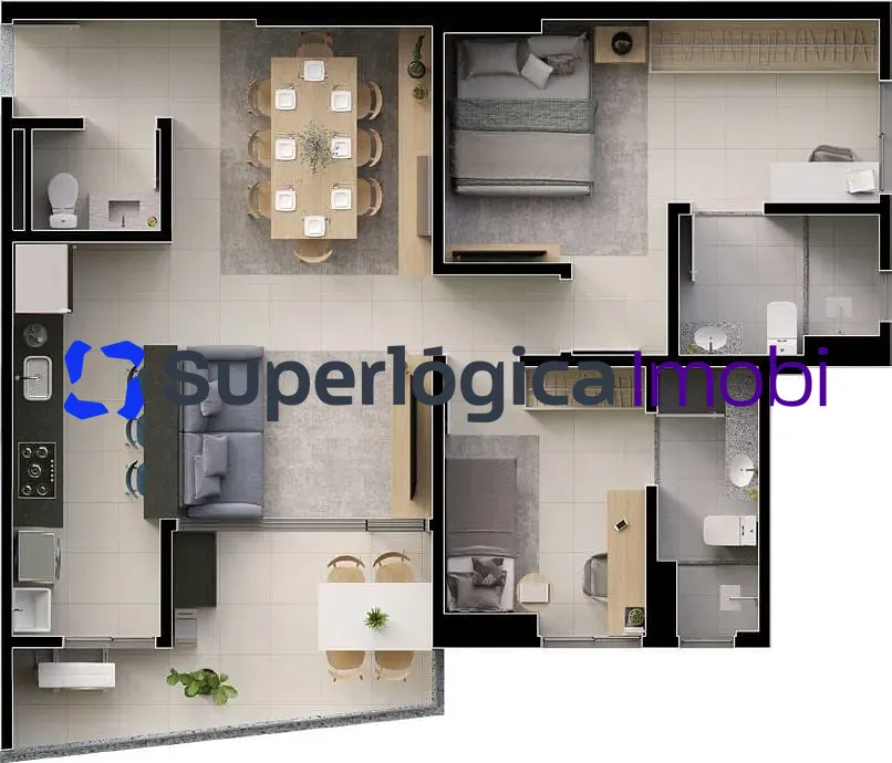 Apartamento, 3 quartos, 94 m² - Foto 42