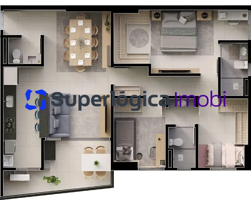 Apartamento, 3 quartos, 94 m² - Foto 44