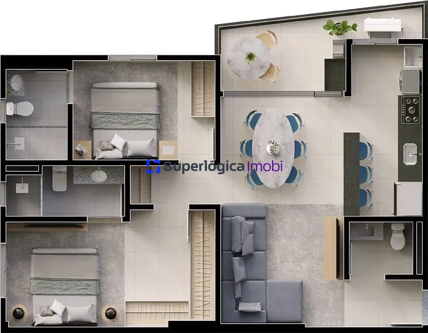Apartamento, 3 quartos, 94 m² - Foto 40