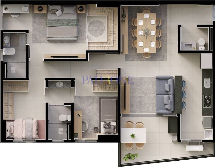 Apartamento à venda com 1 quarto, 57m² - Foto 43