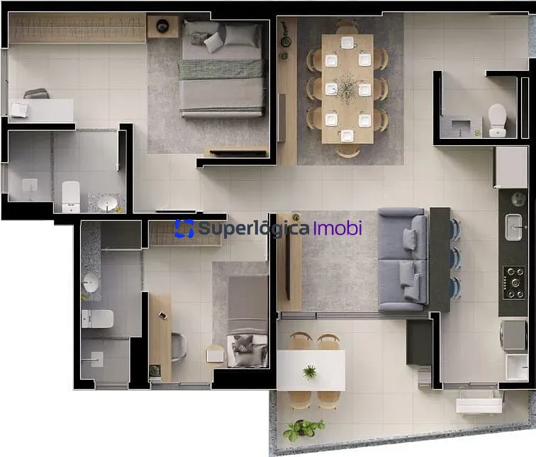 Apartamento, 1 quarto, 57 m² - Foto 41