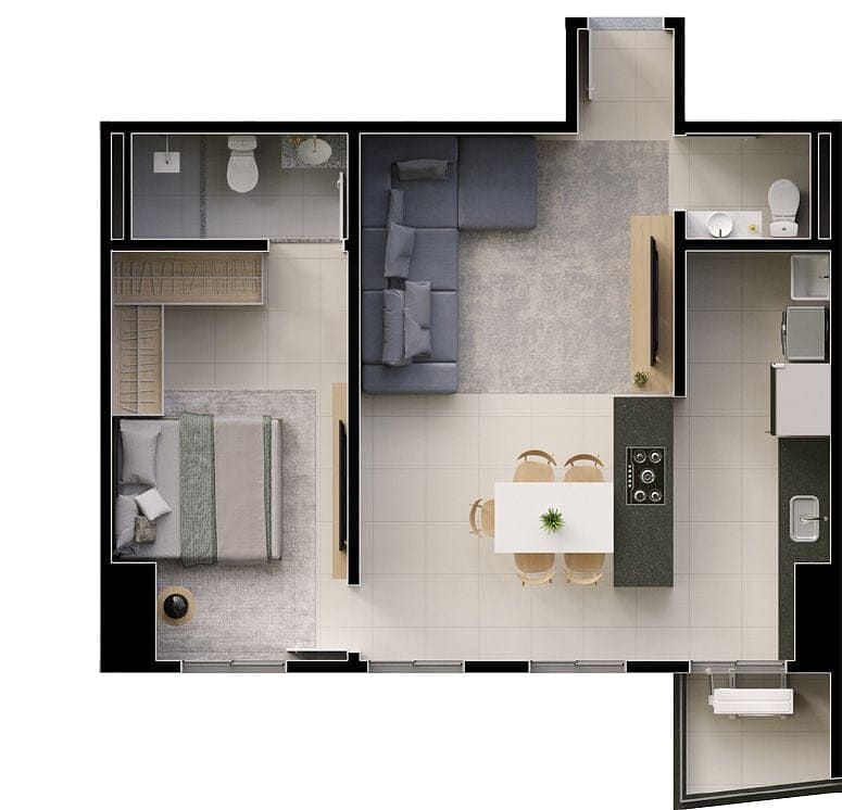 Apartamento à venda com 2 quartos, 78m² - Foto 38