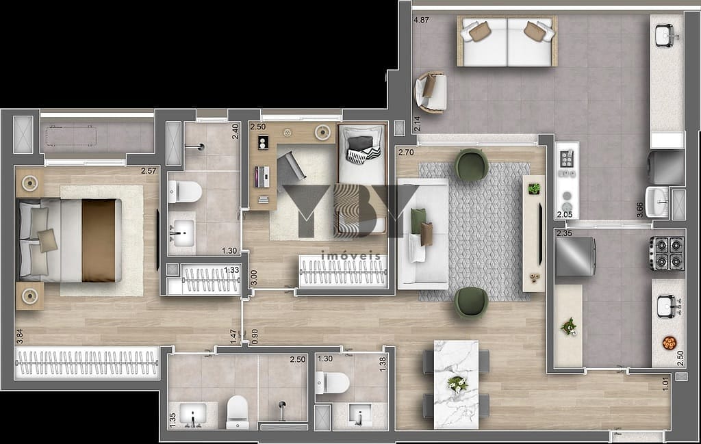 Apartamento, 3 quartos, 148 m² - Foto 24