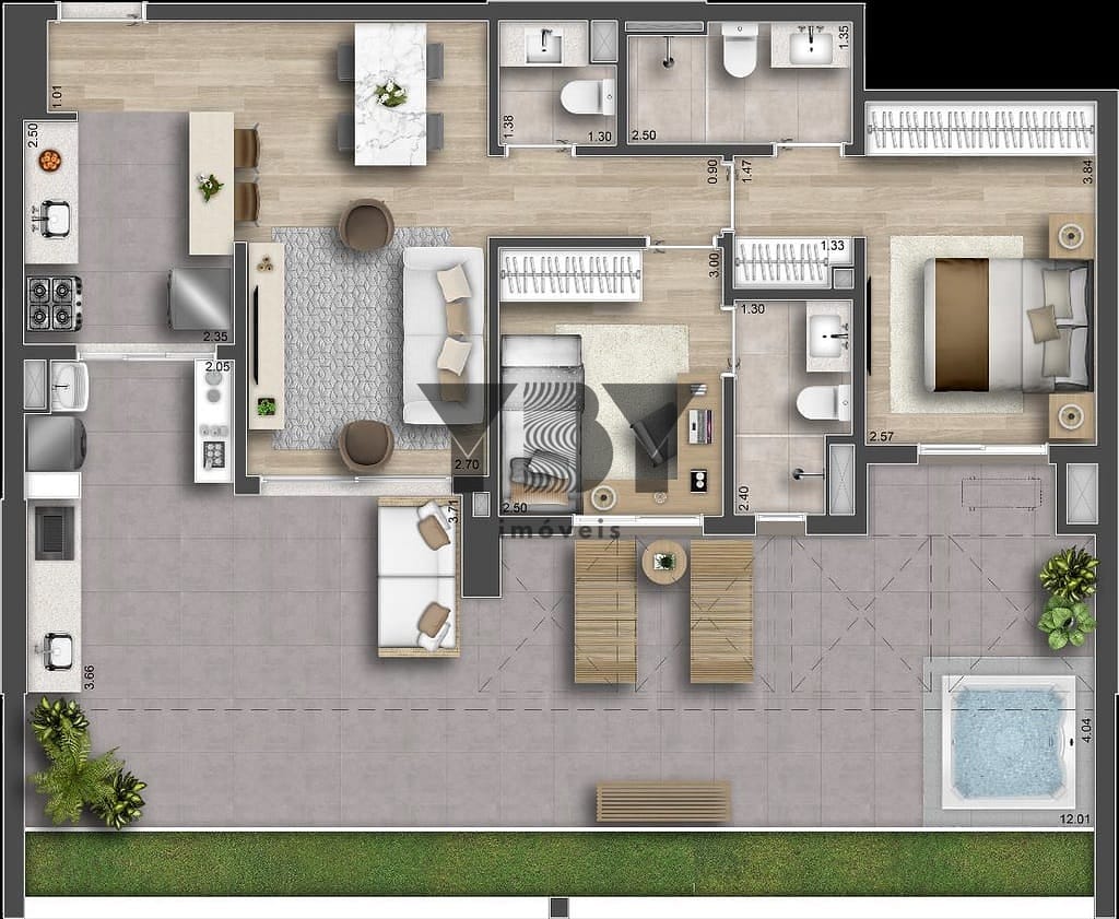 Apartamento, 3 quartos, 148 m² - Foto 28