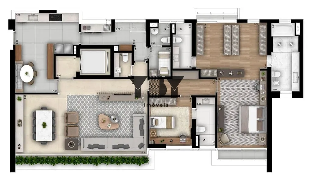 Cobertura, 4 quartos, 542 m² - Foto 18