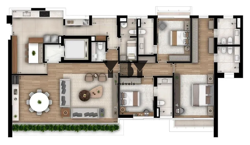 Cobertura, 4 quartos, 542 m² - Foto 19