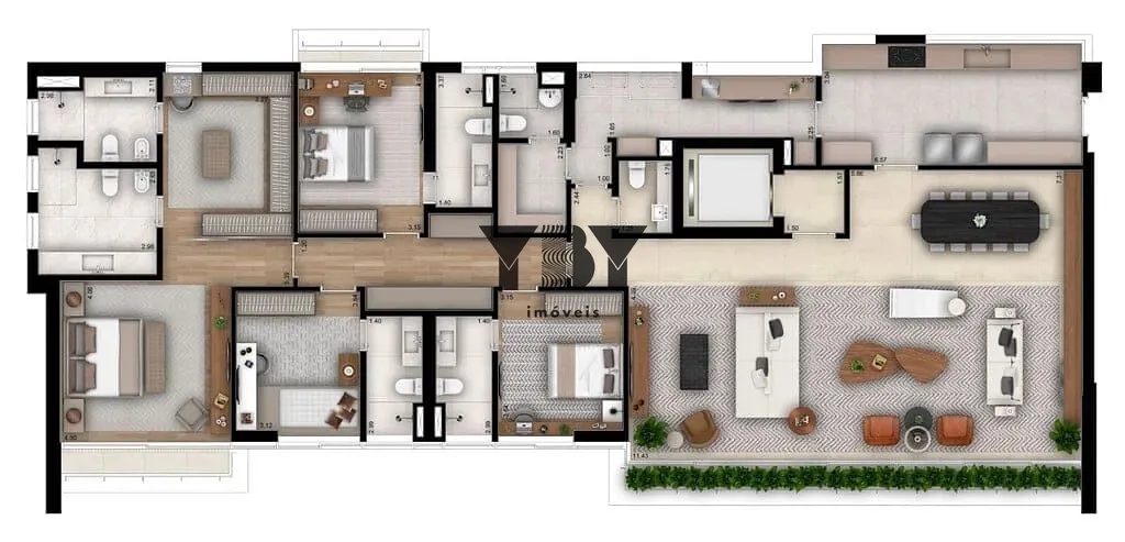 Cobertura, 4 quartos, 542 m² - Foto 20
