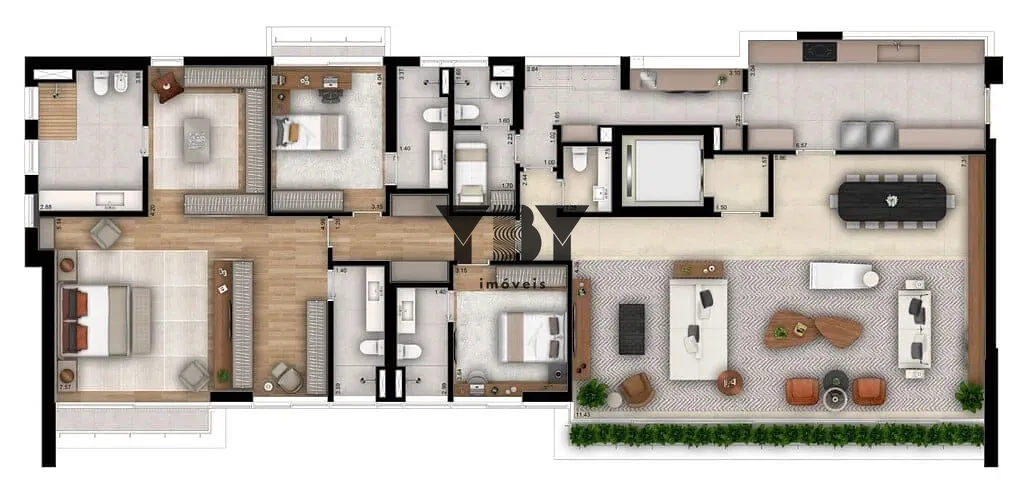 Cobertura, 4 quartos, 542 m² - Foto 21