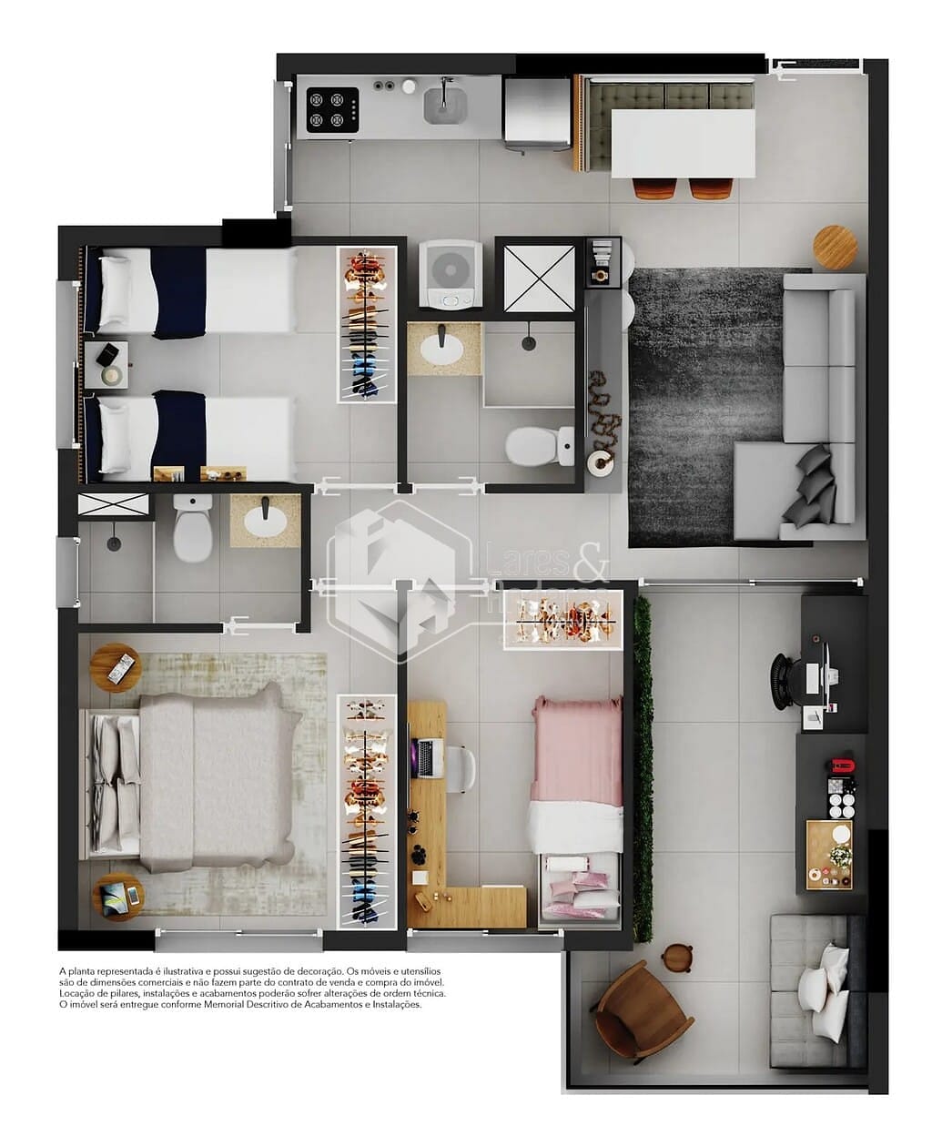 Apartamento, 2 quartos, 49 m² - Foto 29