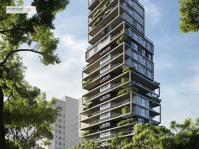 Apartamento 3 quartos e 4 banheiros, à venda, no bairro Cabral em Curitiba