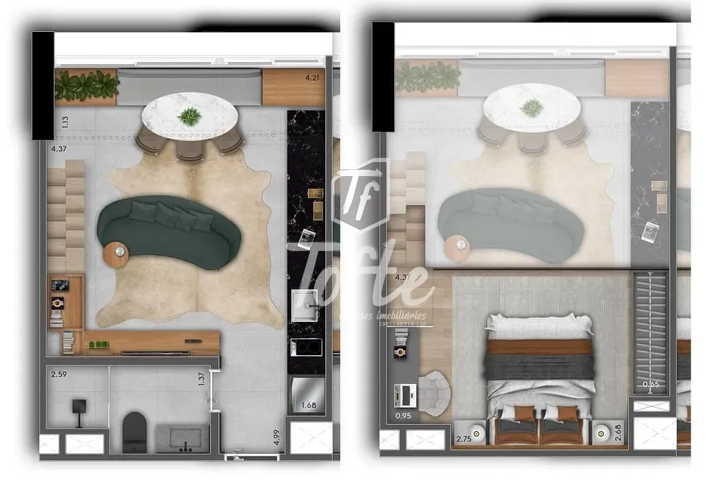 Apartamento, 1 quarto, 48 m² - Foto 24