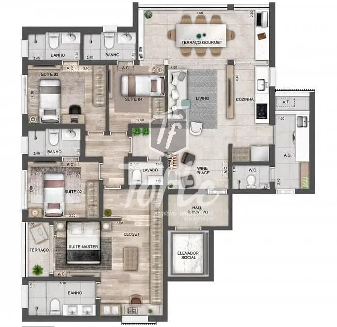 Apartamento, 2 quartos, 88 m² - Foto 38