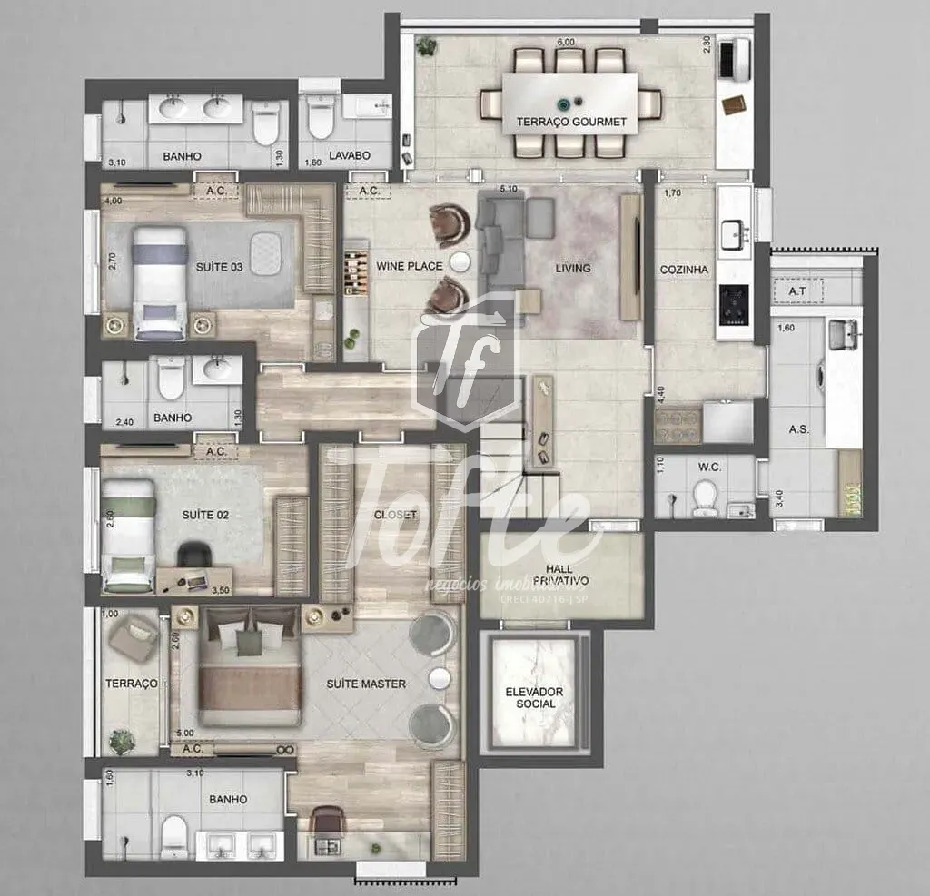 Apartamento, 2 quartos, 88 m² - Foto 44