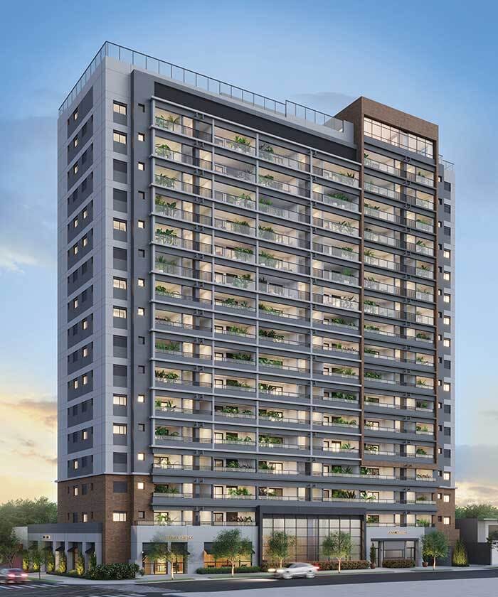 Apartamento à venda 1 Quarto 1 Suite 1 Vaga 55.43M² Moema São Paulo - SP | Chanés Street - Residencial