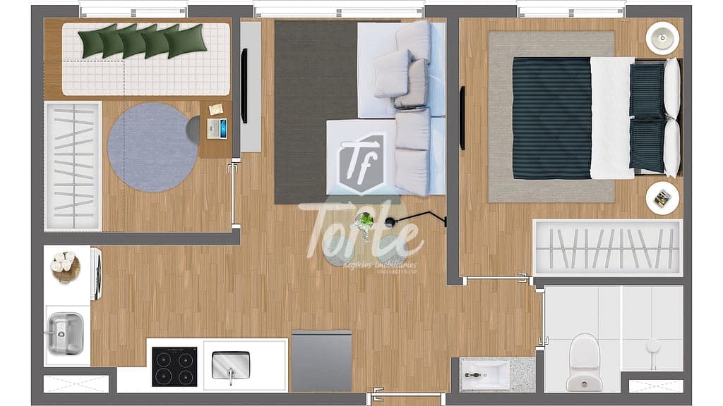 Apartamento, 2 quartos, 32 m² - Foto 8