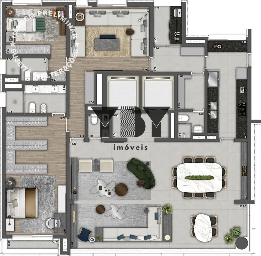 Apartamento, 3 quartos, 240 m² - Foto 44