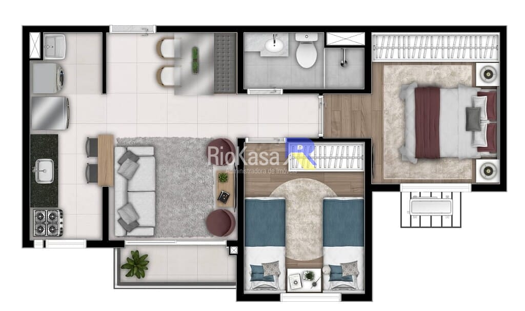 Apartamento, 3 quartos, 61 m² - Foto 17
