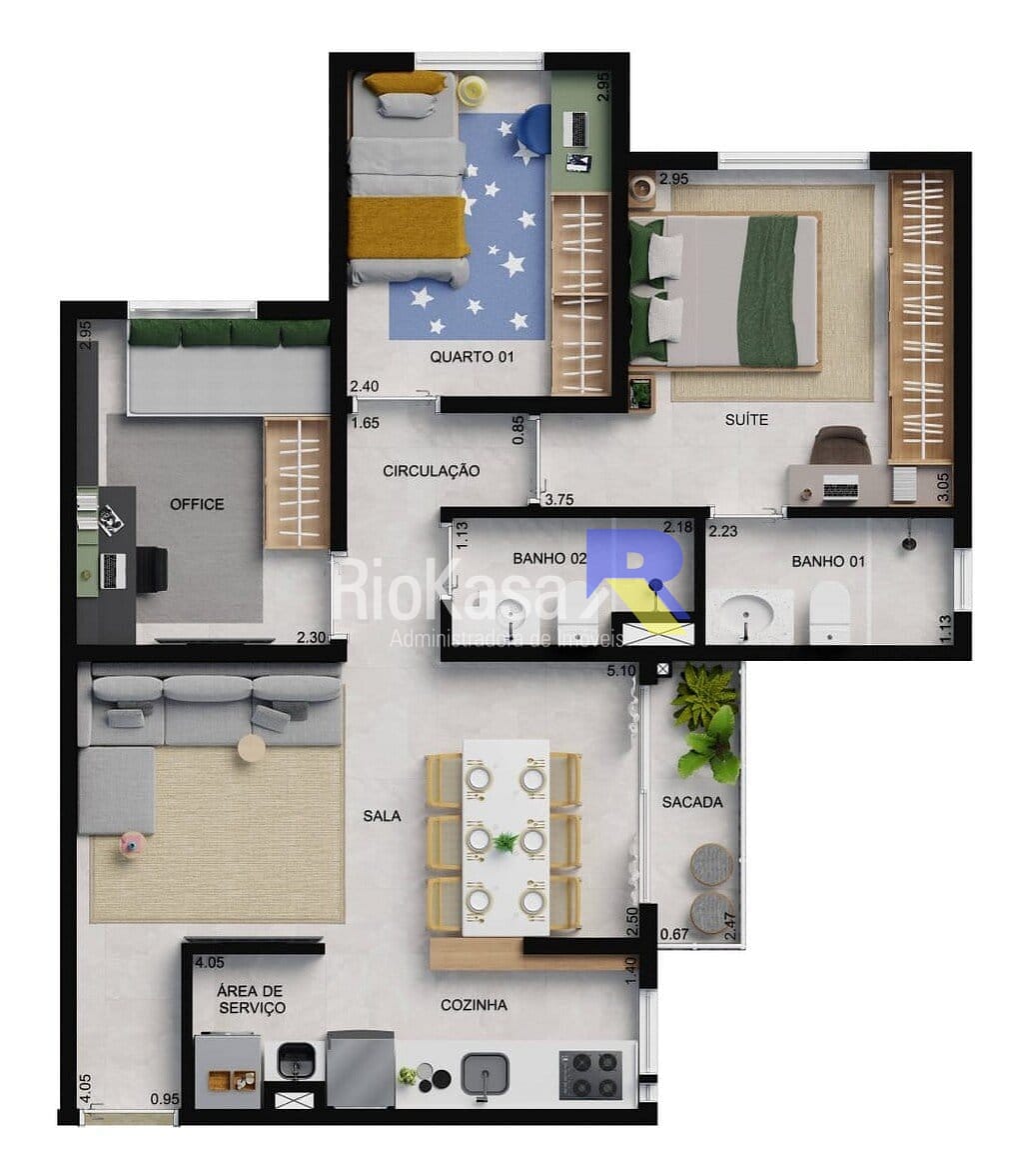 Apartamento, 3 quartos, 61 m² - Foto 18