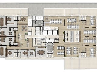 Planta do Sala-Sala à venda 1 Vaga 75.77M² Vila Mariana São Paulo - SP | K360 Humberto I - Comercial
