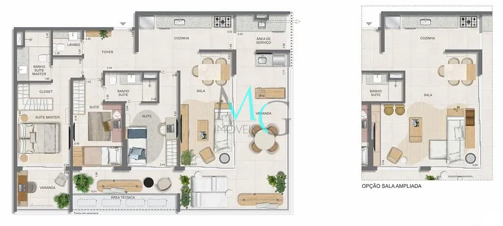 Apartamento, 2 quartos, 77 m² - Foto 34