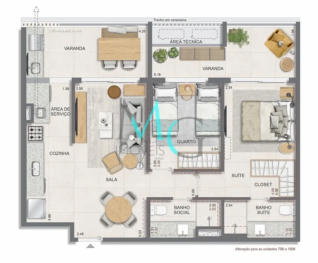 Apartamento, 3 quartos, 114 m² - Foto 28