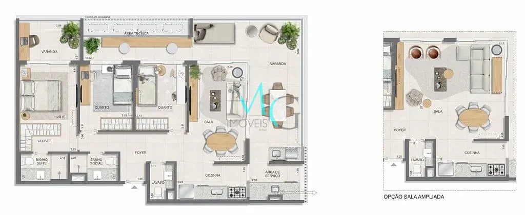 Apartamento, 3 quartos, 114 m² - Foto 33