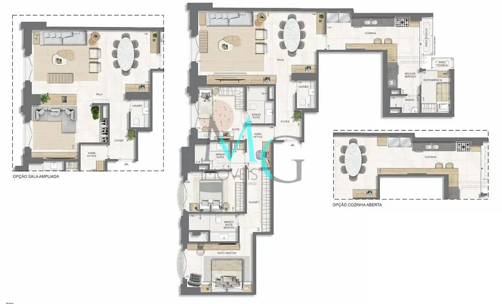 Apartamento, 4 quartos, 211 m² - Foto 47