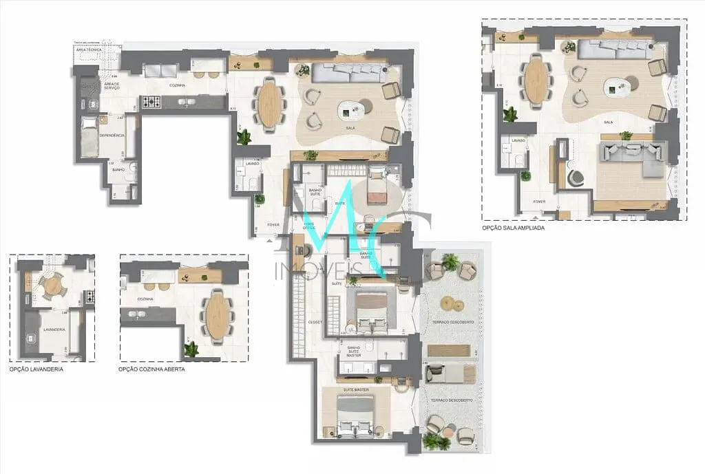 Apartamento, 4 quartos, 211 m² - Foto 61