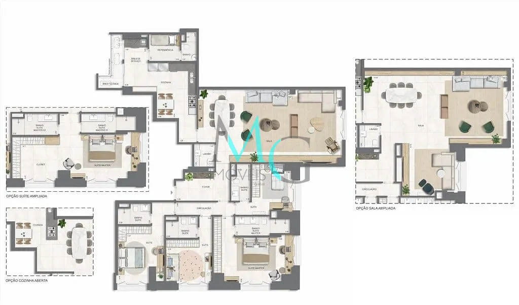 Apartamento, 4 quartos, 211 m² - Foto 77