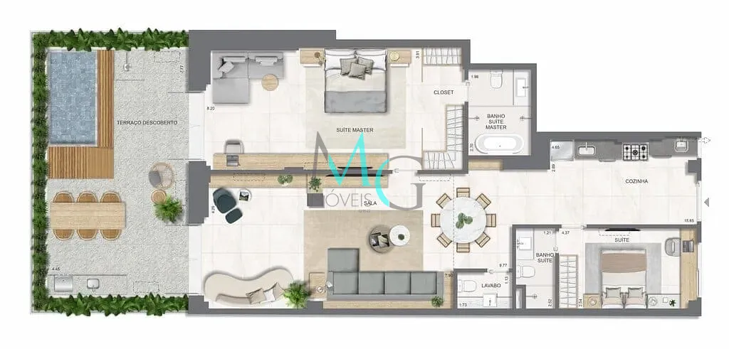 Apartamento, 3 quartos, 177 m² - Foto 54