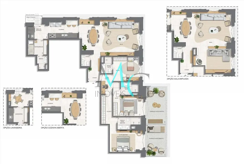 Apartamento, 3 quartos, 177 m² - Foto 61