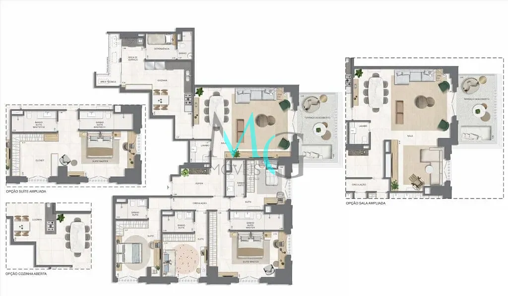 Apartamento, 3 quartos, 177 m² - Foto 76