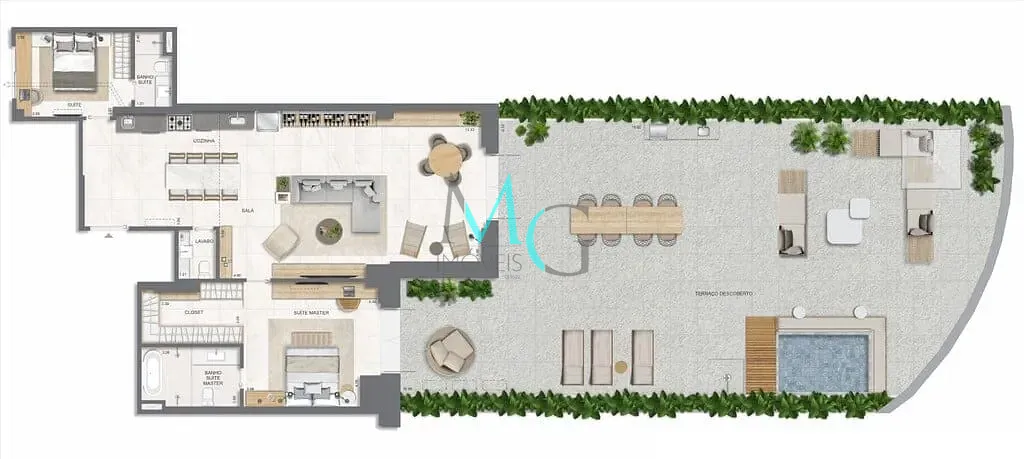 Apartamento, 3 quartos, 177 m² - Foto 85