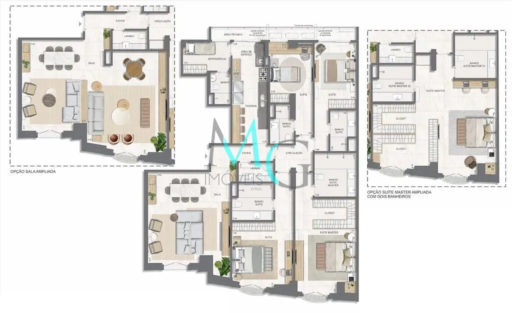 Apartamento, 3 quartos, 131 m² - Foto 70
