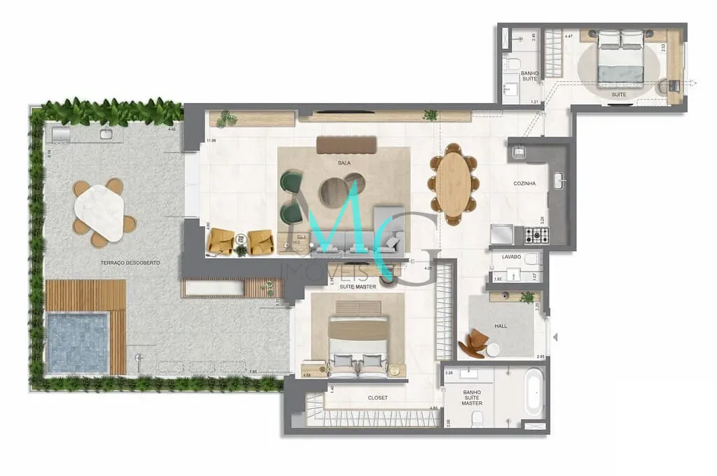 Apartamento, 3 quartos, 131 m² - Foto 74