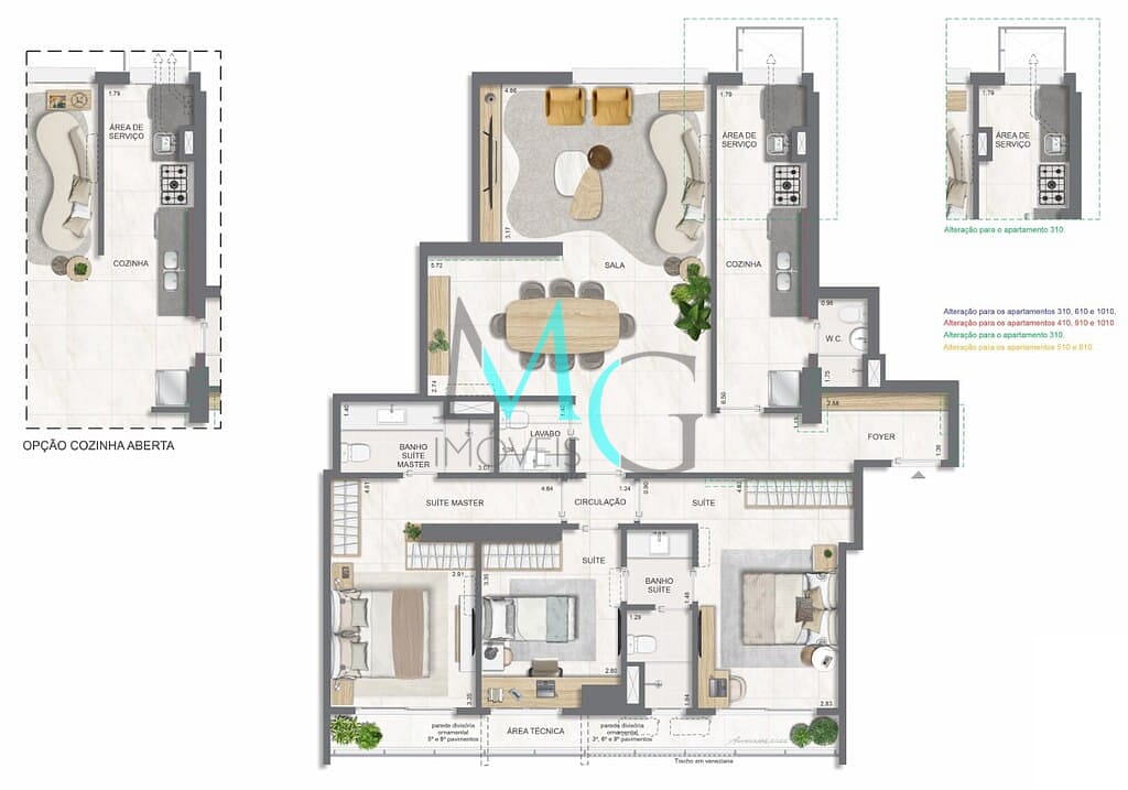 Apartamento, 4 quartos, 171 m² - Foto 44